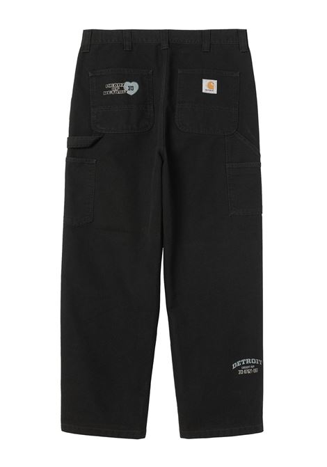 pantaloni og single knee graphic uomo neri CARHARTT WIP | I03556089.60